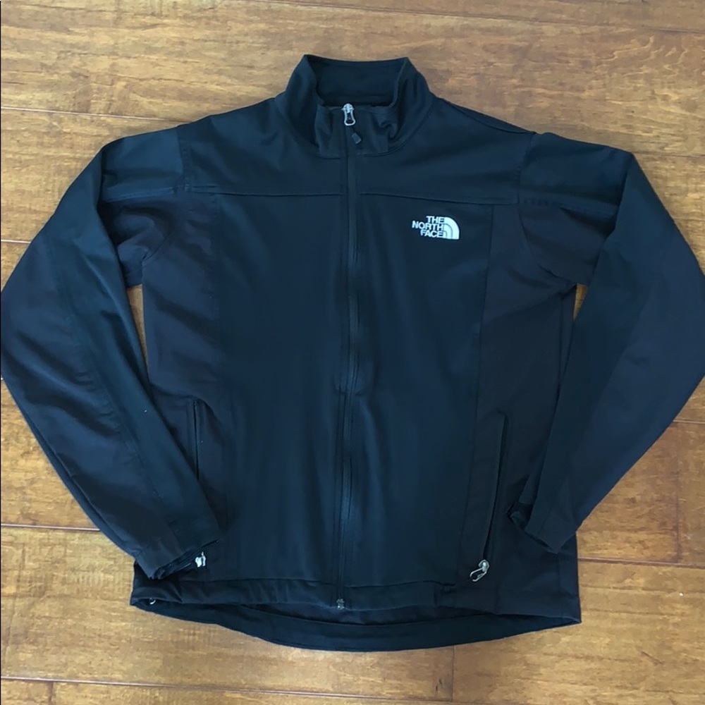 North face zip up light water proof jacket